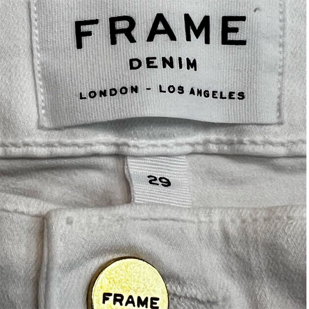 Frame Denim Le Skinny de Jeanne Women's Jeans Step Hem raw hem Size 29 NWT - Picture 11 of 16
